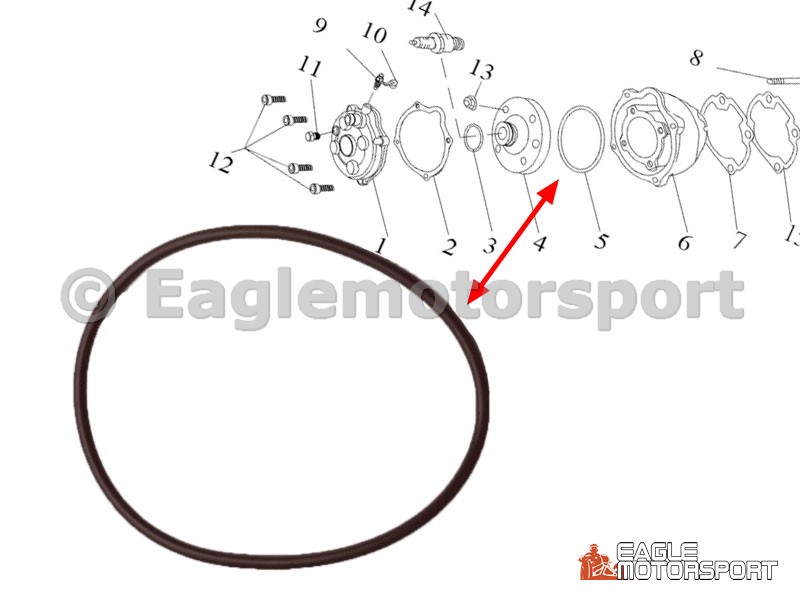 Cilinderkop afdicht ring, Access DRR100